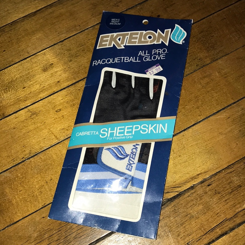 Men’s‎ Blue Sheepskin Racquetball Glove